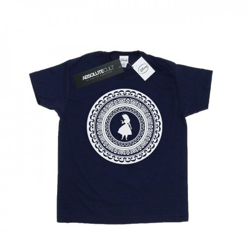 Front - Disney Mens Alice In Wonderland Circle T-Shirt