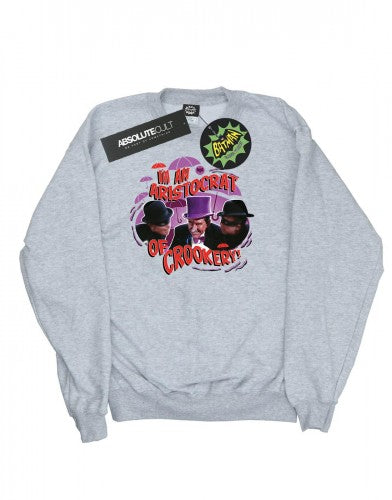 Front - DC Comics Girls Batman TV Series The Penguin Aristocrat Sweatshirt