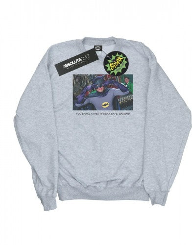 Front - DC Comics Boys Batman TV Series Mean Cape Sweatshirt