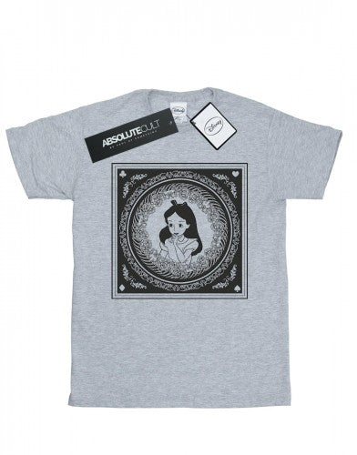 Front - Disney Mens Alice In Wonderland Box T-Shirt