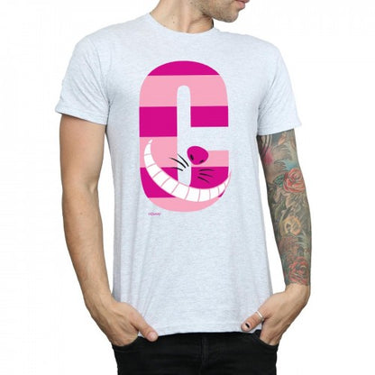 Sports Grey - Side - Disney Mens Alphabet A Is For Alice T-Shirt