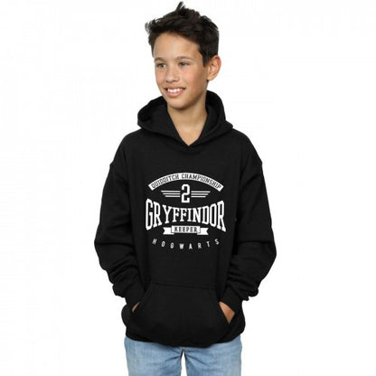 Black - Lifestyle - Harry Potter Boys Gryffindor Keeper Cotton Hoodie