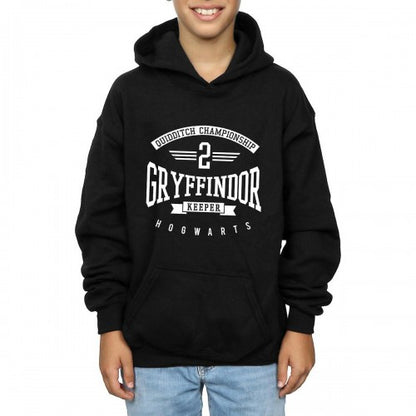 Front - Harry Potter Boys Gryffindor Keeper Cotton Hoodie