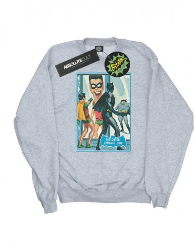 Front - DC Comics Boys Batman TV Series Dynamic Duo Sweatshirt