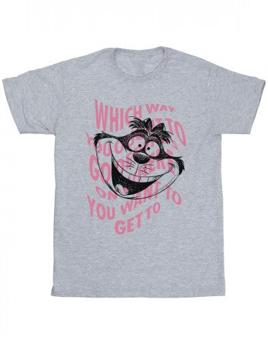 Front - Disney Mens Alice In Wonderland Chesire Cat T-Shirt