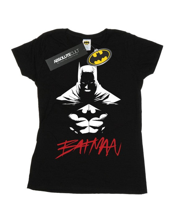 Front - DC Comics Womens/Ladies Batman Shadows Cotton T-Shirt