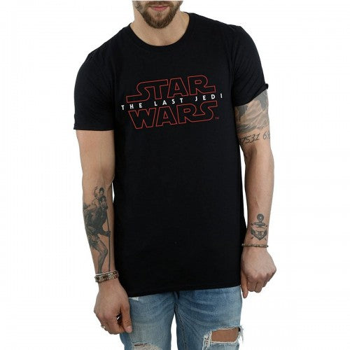 Front - Star Wars: The Last Jedi Mens Logo Cotton T-Shirt