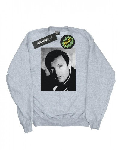 Front - DC Comics Girls Batman TV Series Adam West Photograph Sweatshirt