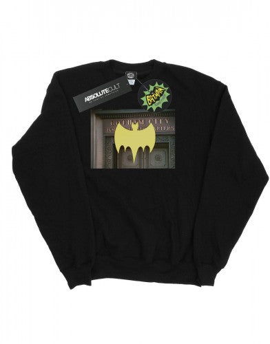 Front - DC Comics Girls Batman TV Series Gotham City Police Sweatshirt