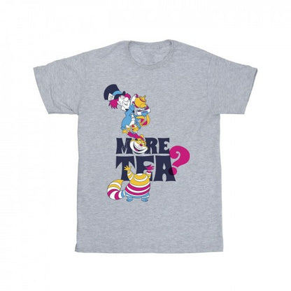 Front - Disney Mens Alice In Wonderland More Tea T-Shirt