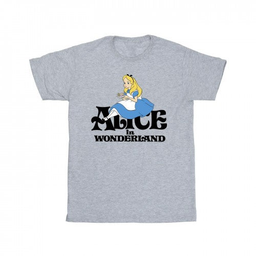Front - Disney Mens Alice In Wonderland Tea Drinker Classic T-Shirt