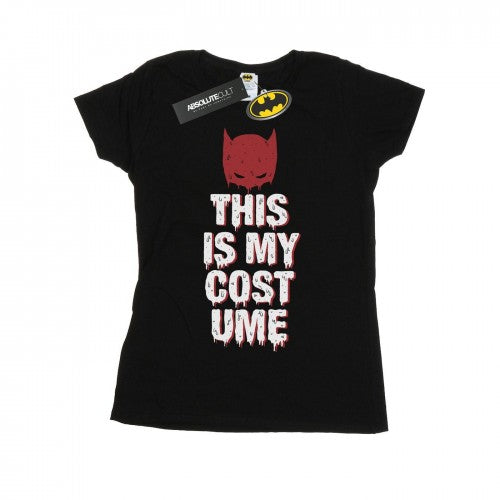 Front - DC Comics Womens/Ladies Batman This Is My Costume Cotton T-Shirt