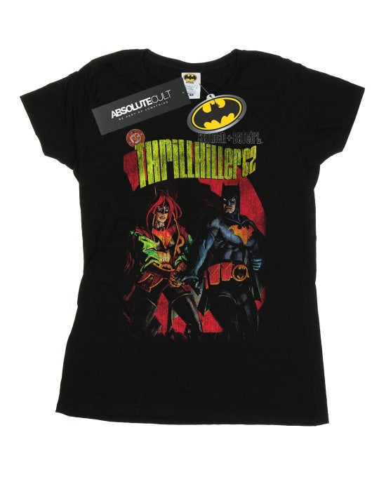 Front - DC Comics Womens/Ladies Batman And Batgirl Thrilkiller 62 Cotton T-Shirt