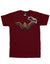 Front - DC Comics Girls Wonder Woman Logo Cotton T-Shirt