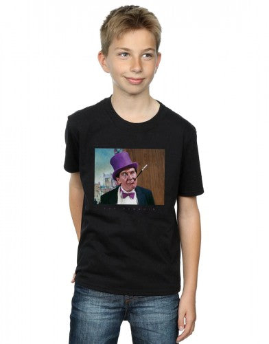 Black - Back - DC Comics Boys Batman TV Series The Penguin Photograph T-Shirt