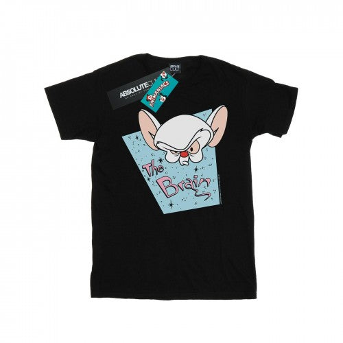 Front - Animaniacs Mens The Brain Mugshot T-Shirt