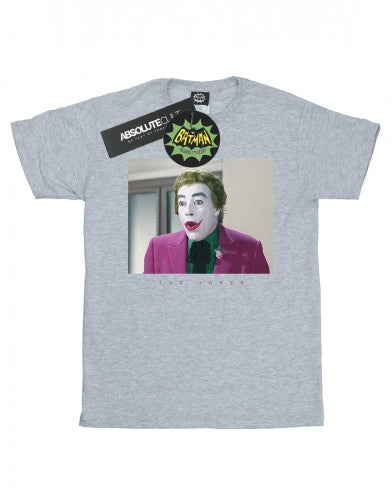 Front - DC Comics Boys Batman TV Series Joker Photograph T-Shirt