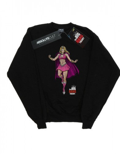 Front - The Big Bang Theory Mens Penny Superhero Cotton Sweatshirt
