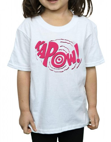 White - Side - DC Comics Girls Batman TV Series Kapow Cotton T-Shirt