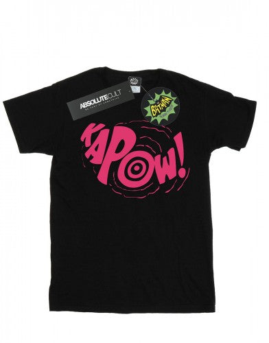 Front - DC Comics Girls Batman TV Series Kapow Cotton T-Shirt