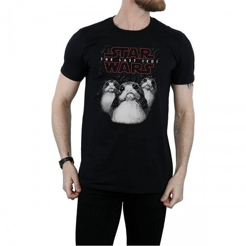 Front - Star Wars: The Last Jedi Mens Porg Cotton T-Shirt