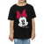 Front - Disney Girls Minnie Mouse Face Cotton T-Shirt