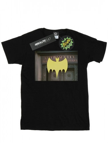 Front - DC Comics Boys Batman TV Series Gotham City Police T-Shirt
