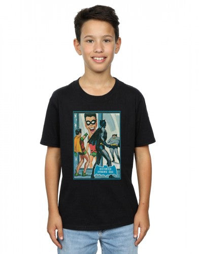 Black - Back - DC Comics Boys Batman TV Series Dynamic Duo T-Shirt