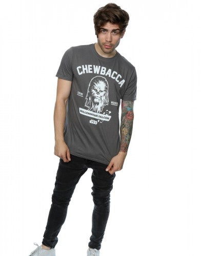 Light Graphite - Lifestyle - Star Wars Mens Collegiate Chewbacca Heather T-Shirt