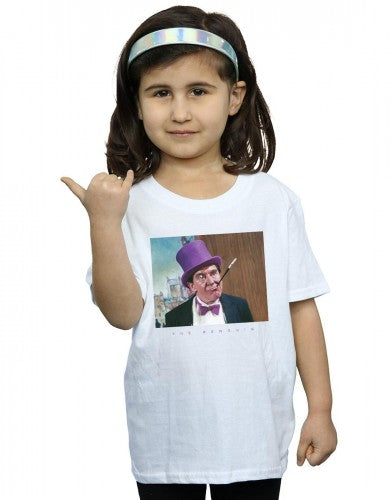 White - Back - DC Comics Girls Batman TV Series The Penguin Photograph Cotton T-Shirt