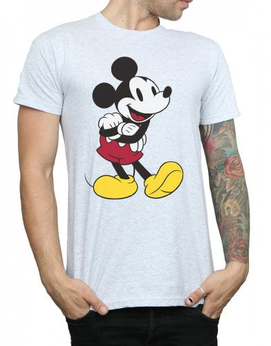 Sports Grey - Pack Shot - Disney Mens Classic Mickey Mouse T-Shirt
