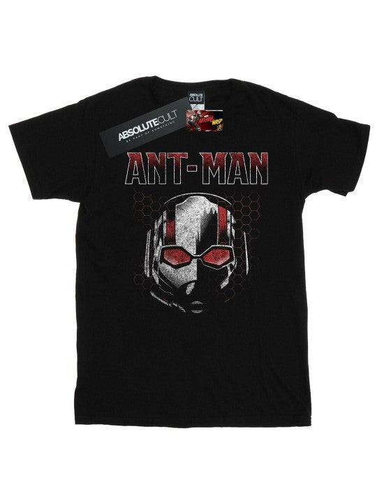 Front - Marvel Mens Ant-Man And The Wasp Scott Mask Hexagon T-Shirt