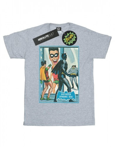 Front - DC Comics Girls Batman TV Series Dynamic Duo Cotton T-Shirt