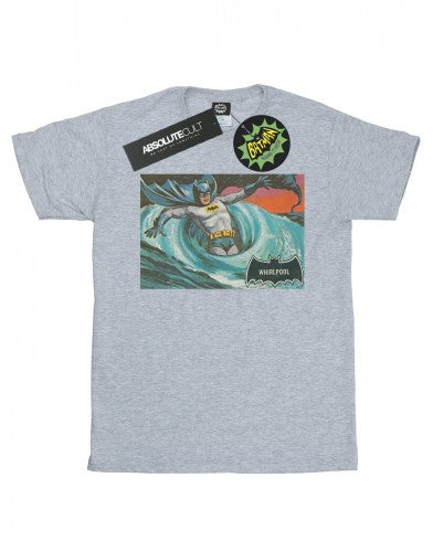 Front - DC Comics Girls Batman TV Series Whirlpool Cotton T-Shirt