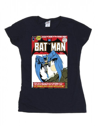 Front - DC Comics Womens/Ladies Running Batman Cover Cotton T-Shirt