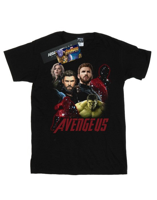 Front - Marvel Womens/Ladies Avengers Infinity War The Fallen Cotton Boyfriend T-Shirt