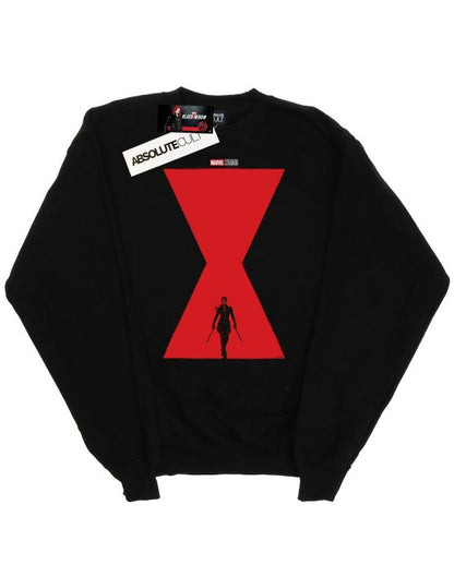 Front - Marvel Mens Black Widow Movie Poster Cotton Sweatshirt