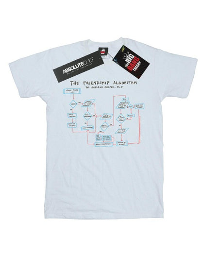 Front - The Big Bang Theory Womens/Ladies Friendship Algorithm Cotton Boyfriend T-Shirt