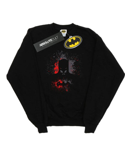 Front - DC Comics Mens Batman Splash Cotton Sweatshirt
