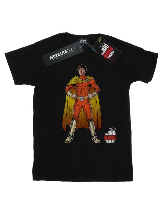 Front - The Big Bang Theory Womens/Ladies Howard Superhero Cotton Boyfriend T-Shirt