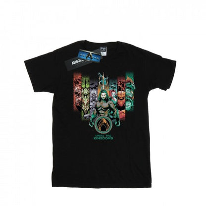Front - DC Comics Mens Aquaman Unite The Kingdoms T-Shirt