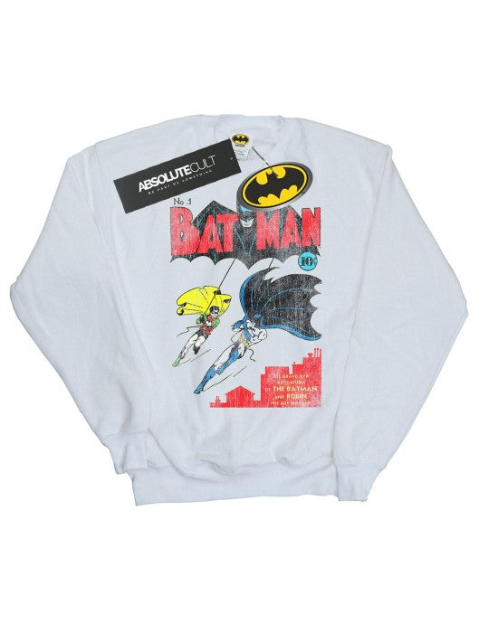 Front - DC Comics Mens Batman Issue 1 Cover Cotton Sweatshirt