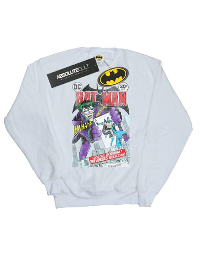 Front - DC Comics Mens Batman Joker Playing Card Cover Cotton Sweatshirt