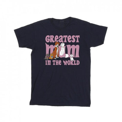 Front - Disney Mens The Aristocats Greatest Mum T-Shirt