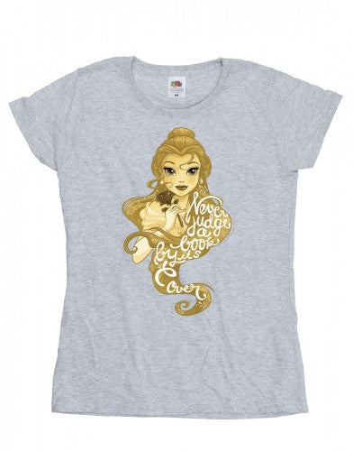 Front - Disney Womens/Ladies Beauty And The Beast Never Judge Cotton T-Shirt