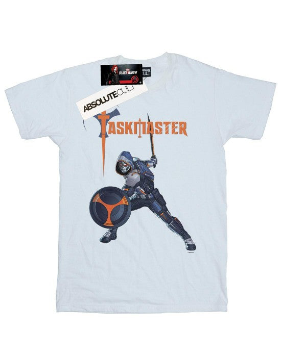 Front - Marvel Womens/Ladies Black Widow Movie Taskmaster Pose Cotton Boyfriend T-Shirt
