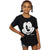 Front - Disney Girls Mickey Mouse Face Cotton T-Shirt