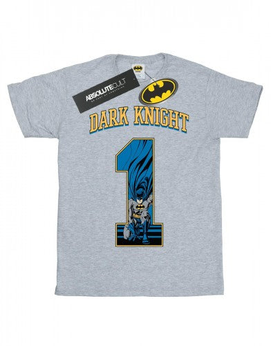 Front - DC Comics Womens/Ladies Batman Football Dark Knight Cotton Boyfriend T-Shirt