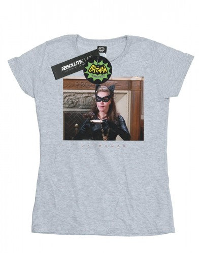 Front - DC Comics Womens/Ladies Batman TV Series Catwoman Photo Cotton T-Shirt