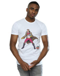 White - Back - The Big Bang Theory Mens Leonard Superhero T-Shirt